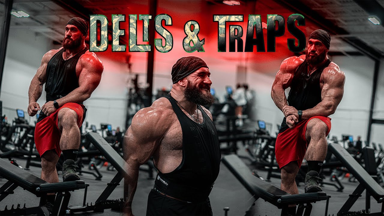 ANTOINE VAILLANT BODYBUILDING DELTS & TRAPS WORKOUT