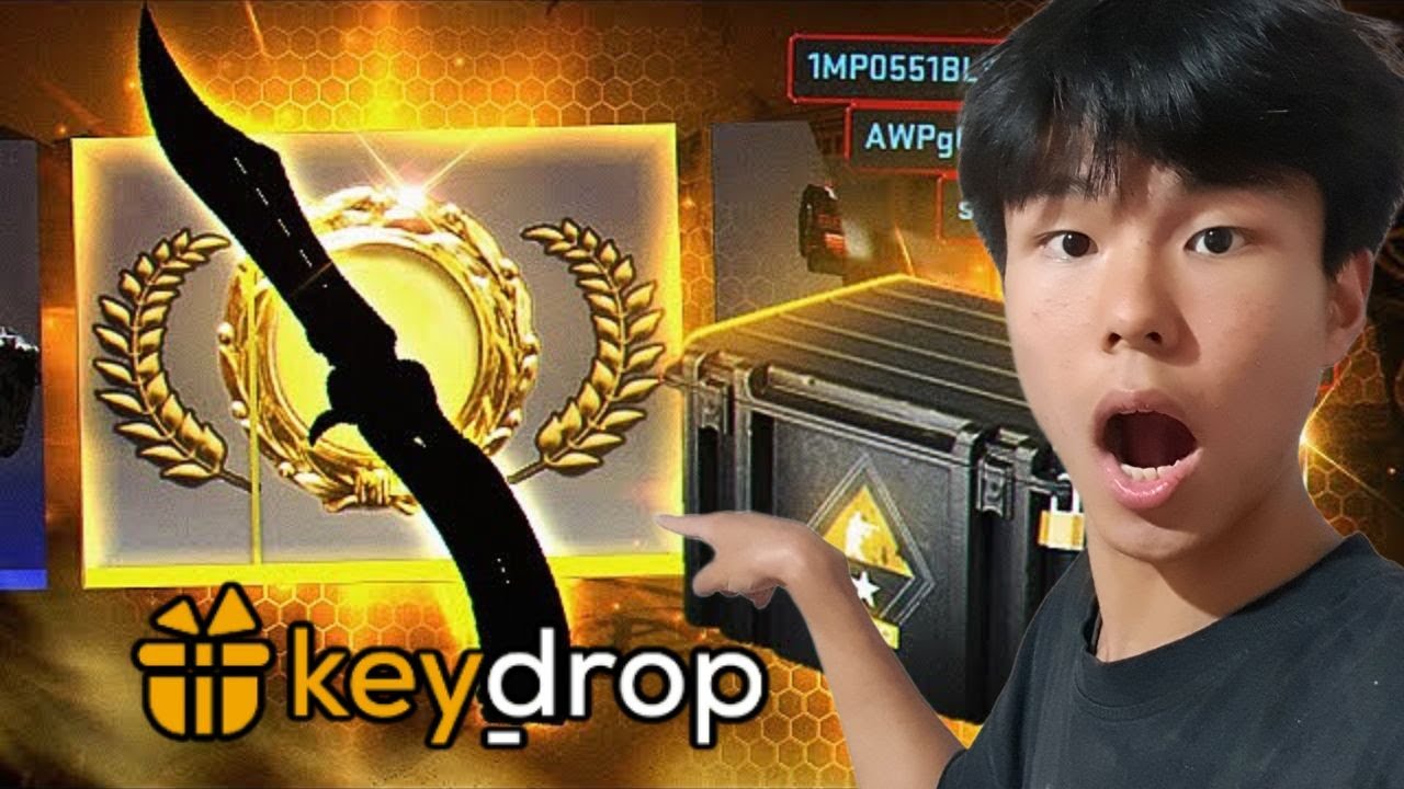 АНХНЫ ХУТГА & АНХНЫ GIVEAWAY | FIRST KNIFE & FIRST GIVEAWAY (keydrop)
