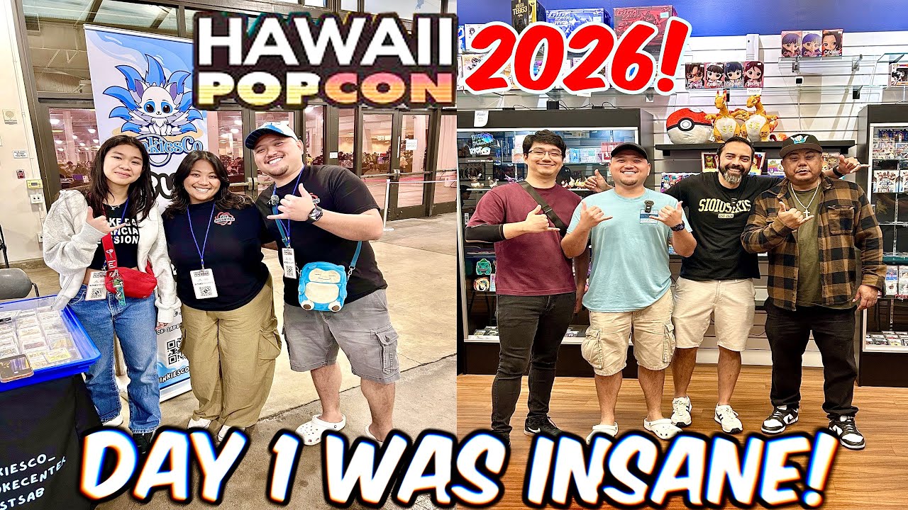 BACK TO BACK DEALS + SIGNING CARDS | HAWAII POPCON VENDOR POV FEATURING@deeppocketmonster😲