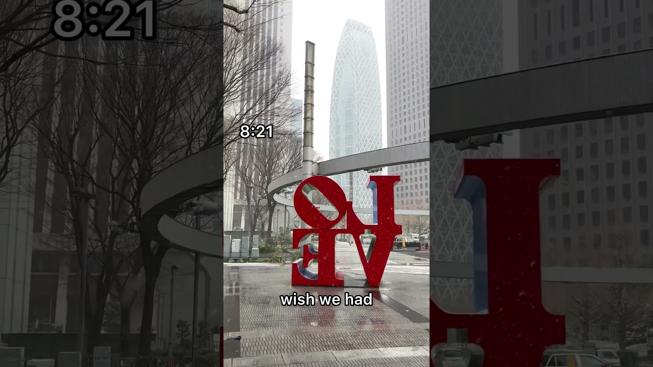 POV: Snowing in Tokyo ☃️