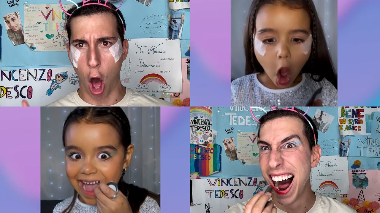 IO Vs BAMBINA E TUTORIAL MAKEUP 🤯 (PARODIA)