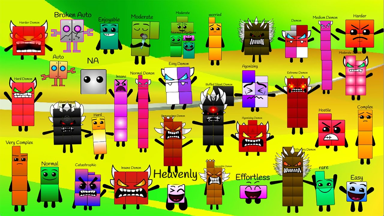 Looking For Difficultyblocks Band Halves (0.5-10.5) But Made them better again | Official