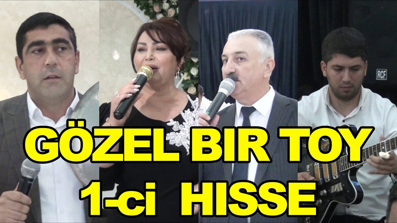 gözel bir toy 1 ci hiss oxuyur Xeyal Hindarxlı & Nigar Agcabedili & Behruz  tamada Azer gitara Reşad