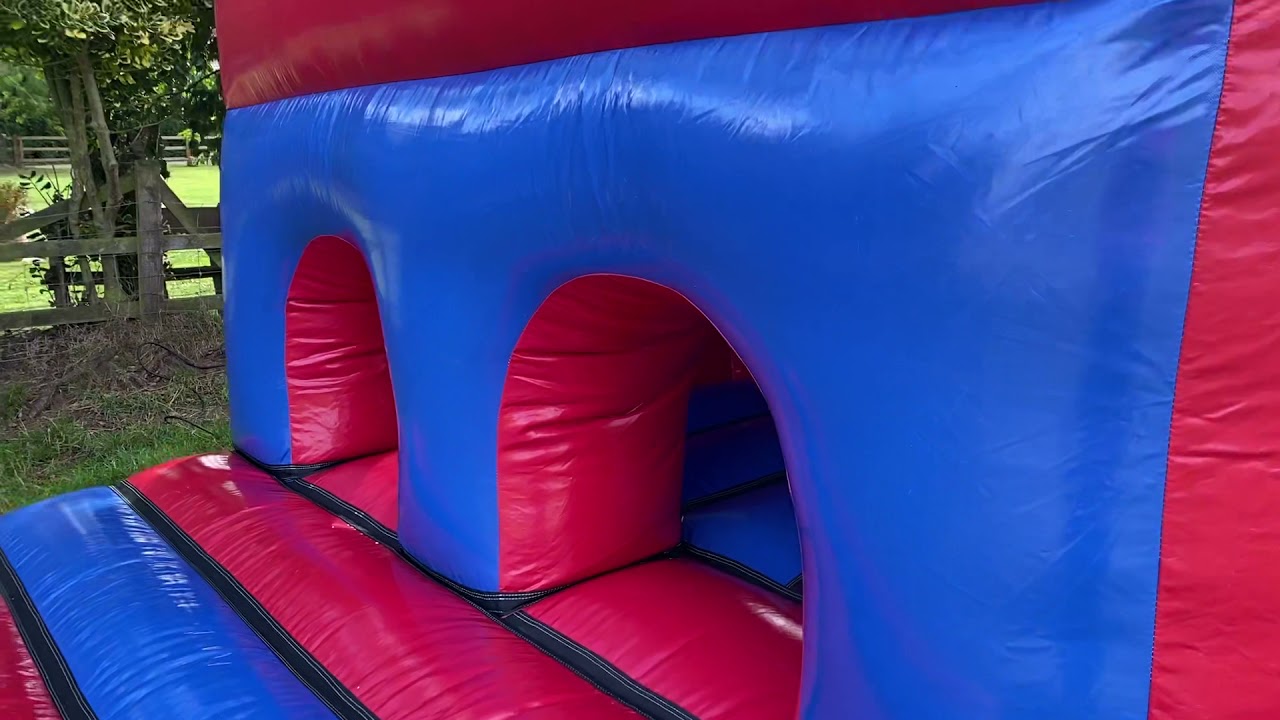 Red & blue energy obstacle course six part