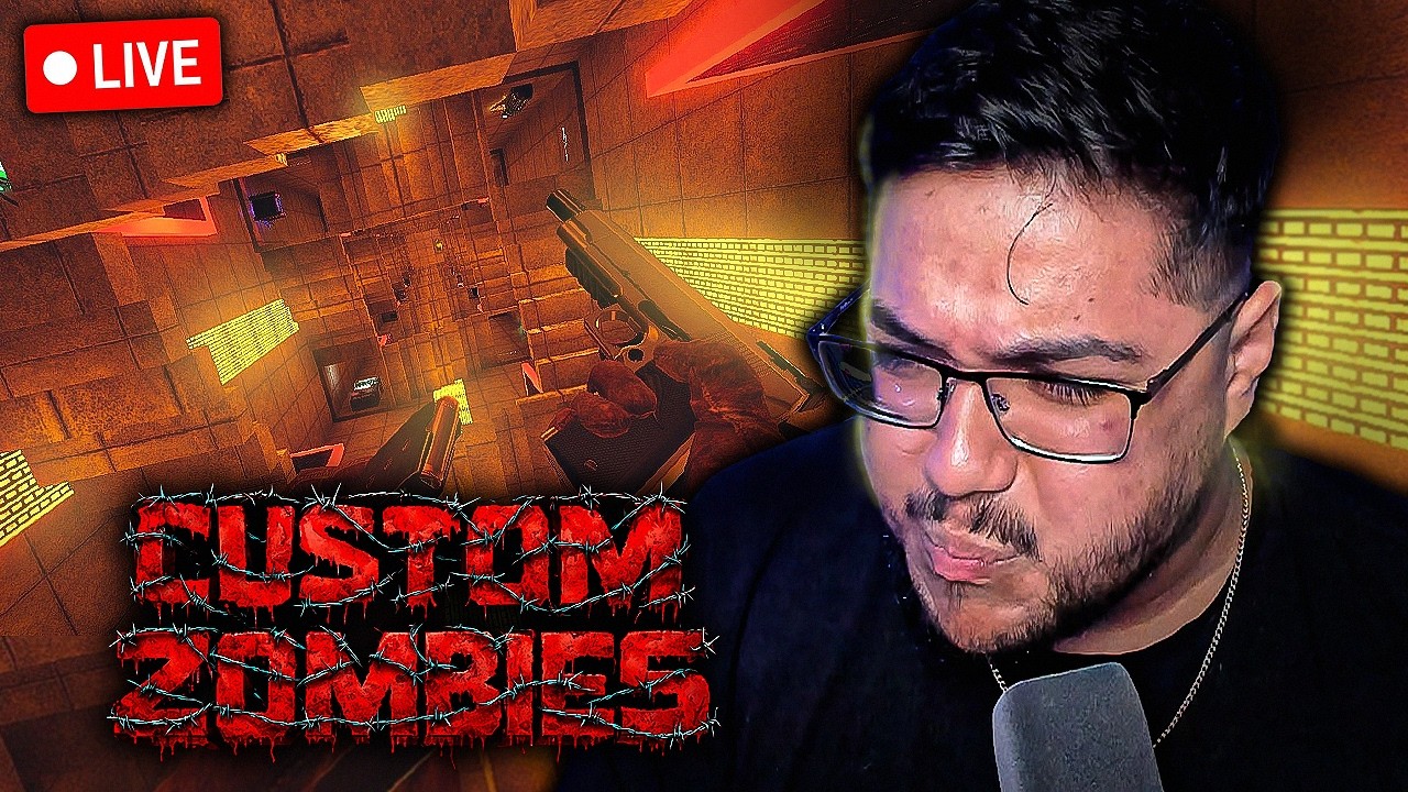 LIVE 🔴 MAPAS IMPOSSÍVEIS no CUSTOM ZOMBIES de BLACK OPS 3