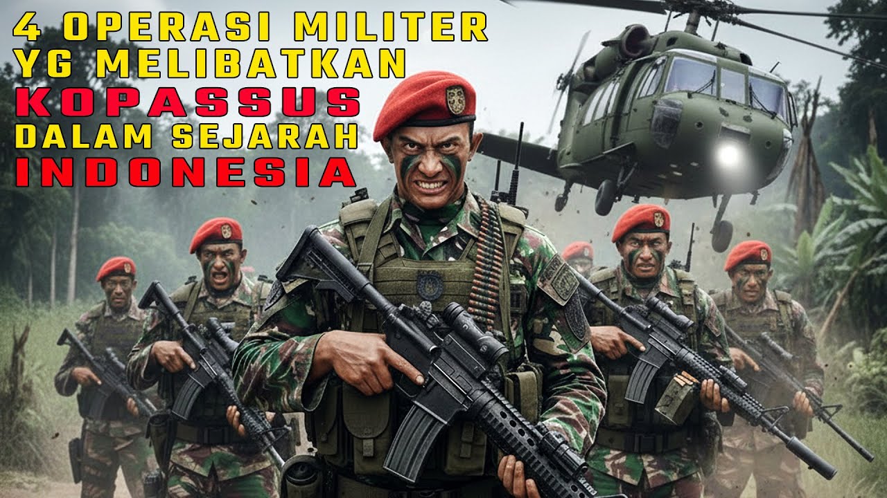 4 OPERASI MILITER YG MELIBATKAN KOPASSUS DALAM SEJARAH INDONESIA