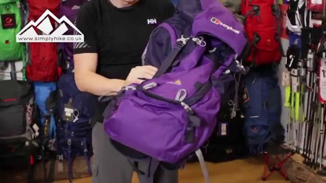 Berghaus Trailhead 60 Rucksack Dark Purple - www.simplyhike.co.uk