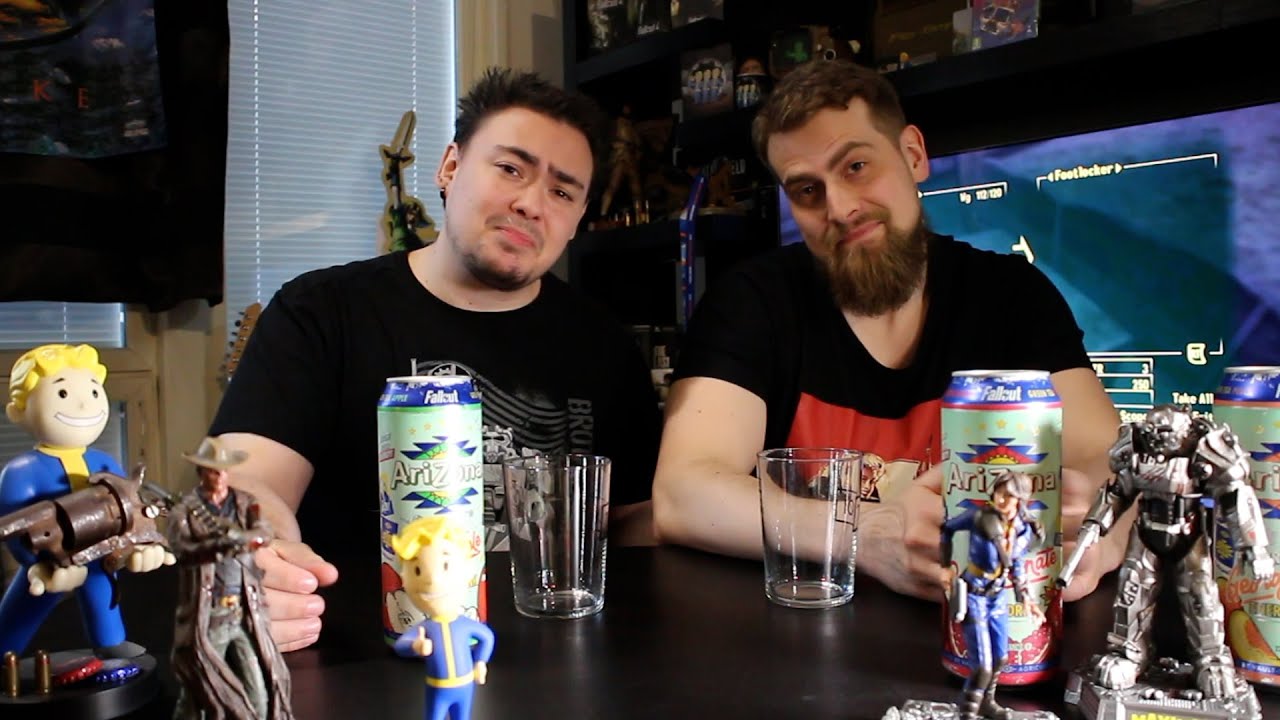 Just For The Taste Of It -  A Big Sip Of Fallout Energy Drinks (Or Green Tea?)