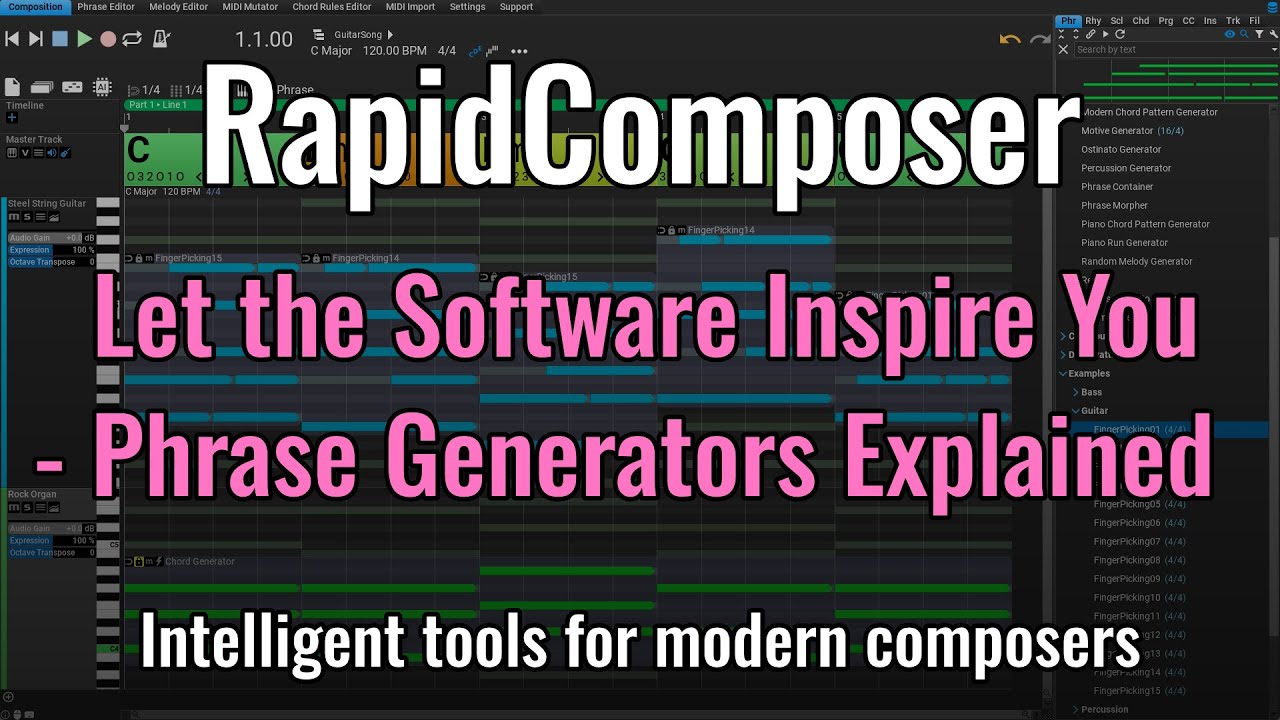 RapidComposer Phrase Generators - Limitless Possibilities