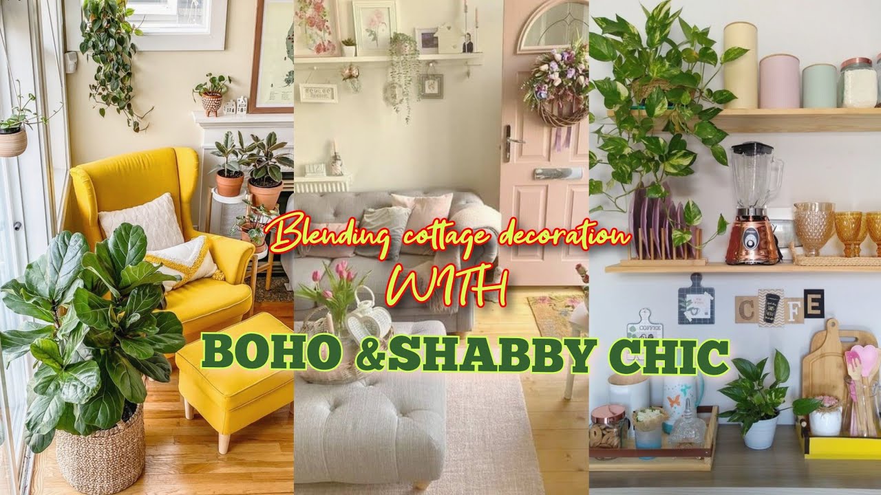 Elegance Meets Charm: Shabby Chic & Boho Cottage Decor Ideas for Ultimate Inspiration #boho#cottage