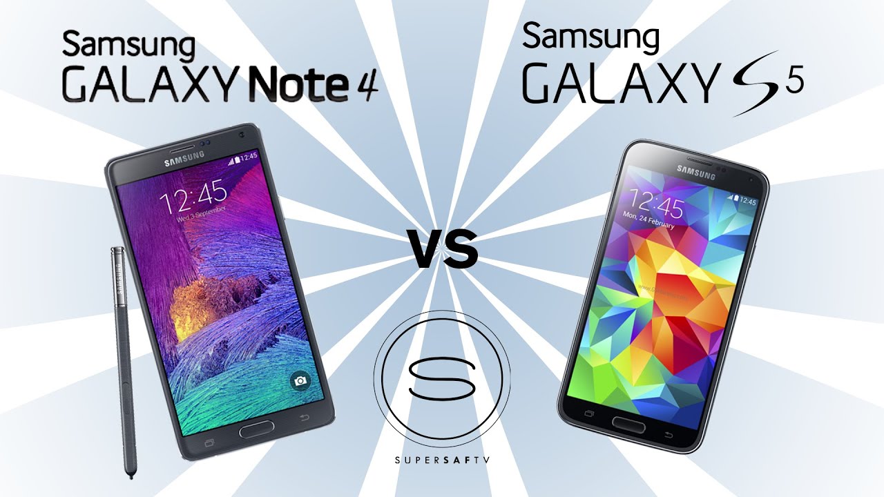 Samsung Galaxy Note 4 vs Samsung Galaxy S5