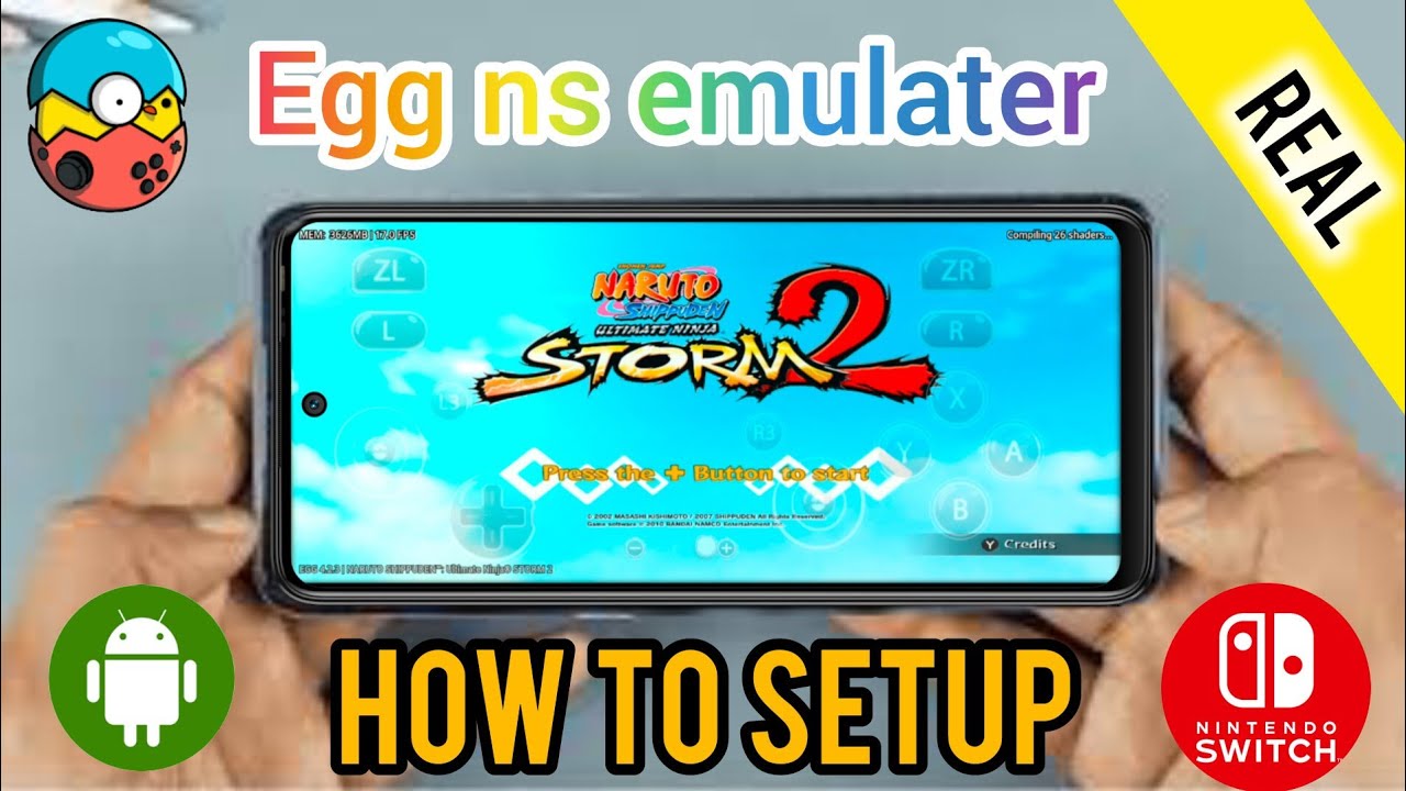 How to setup Egg ns emulater and gameplay| Naruto shippuden ultimate ninja storm 2 gameplay|