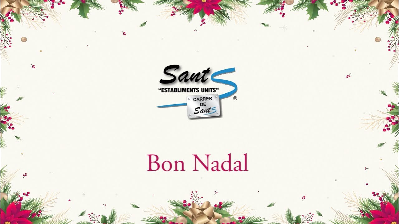 Carrer de Sants - Bon Nadal 2020