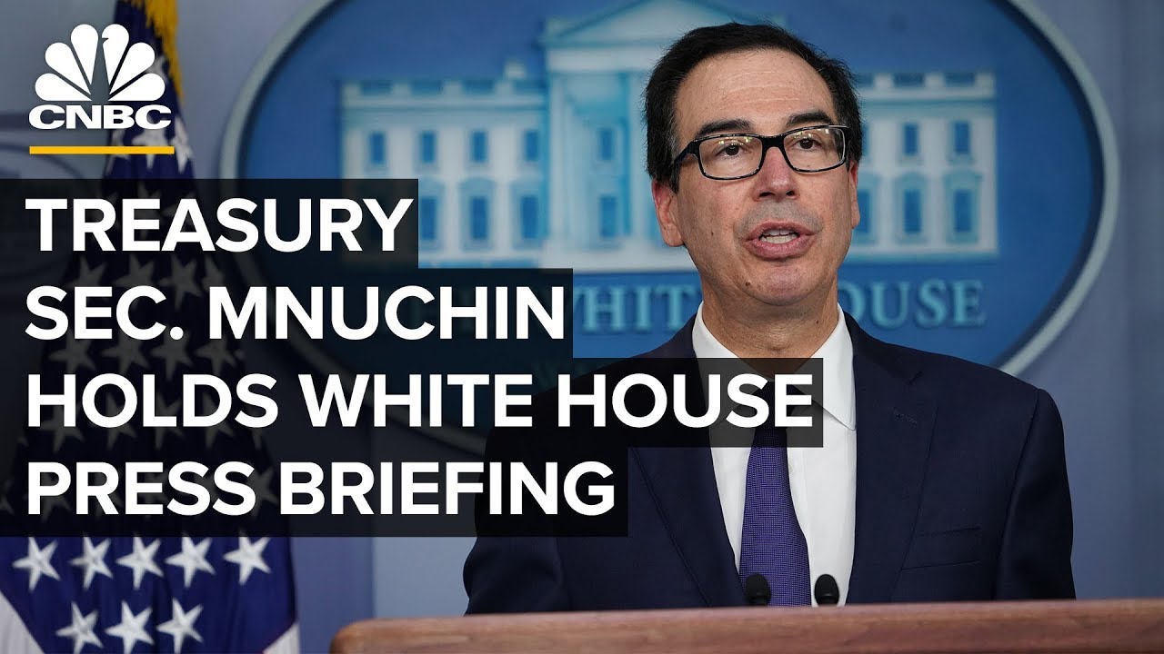 Treasury Secretary Steven Mnuchin holds the White House press briefing – 10/11/2019