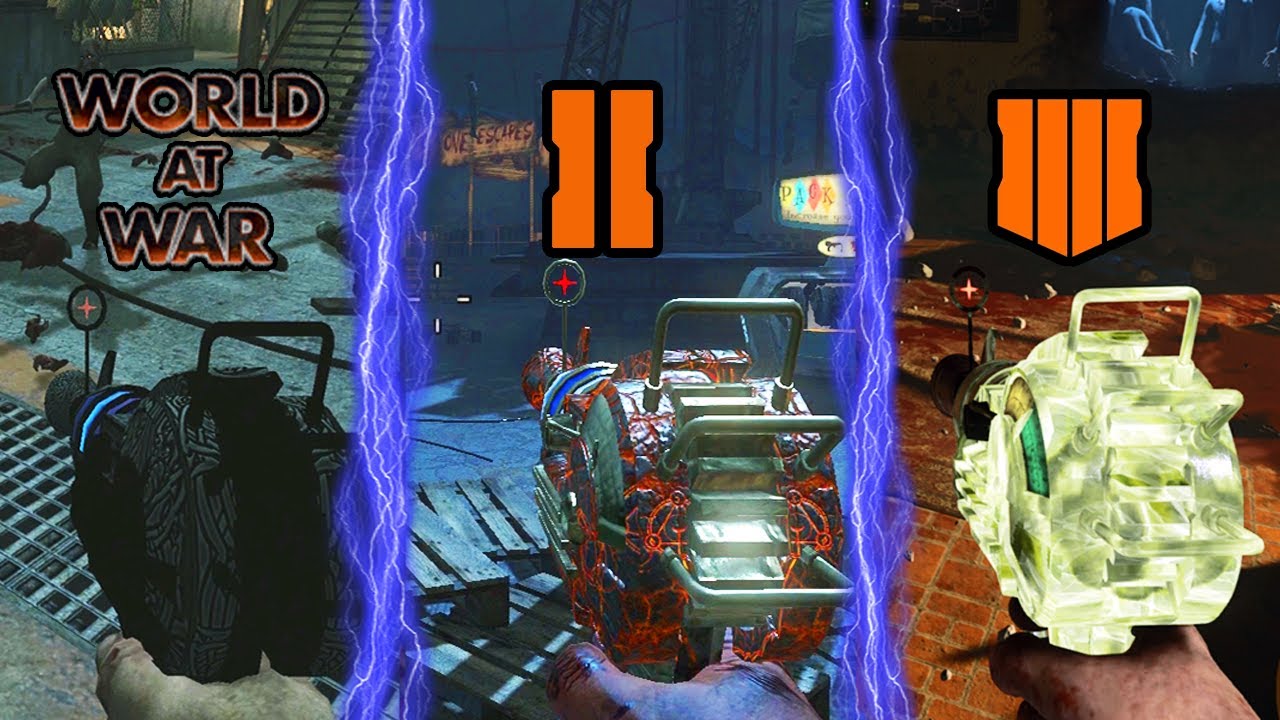 Evolution Of The Ray Gun Pack-A-Punched In Zombies (WAW-BO4)
