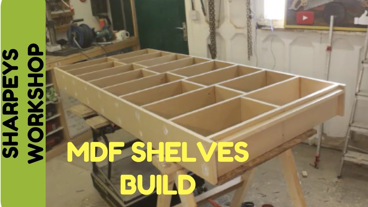 Building a Shelving unit with mdf