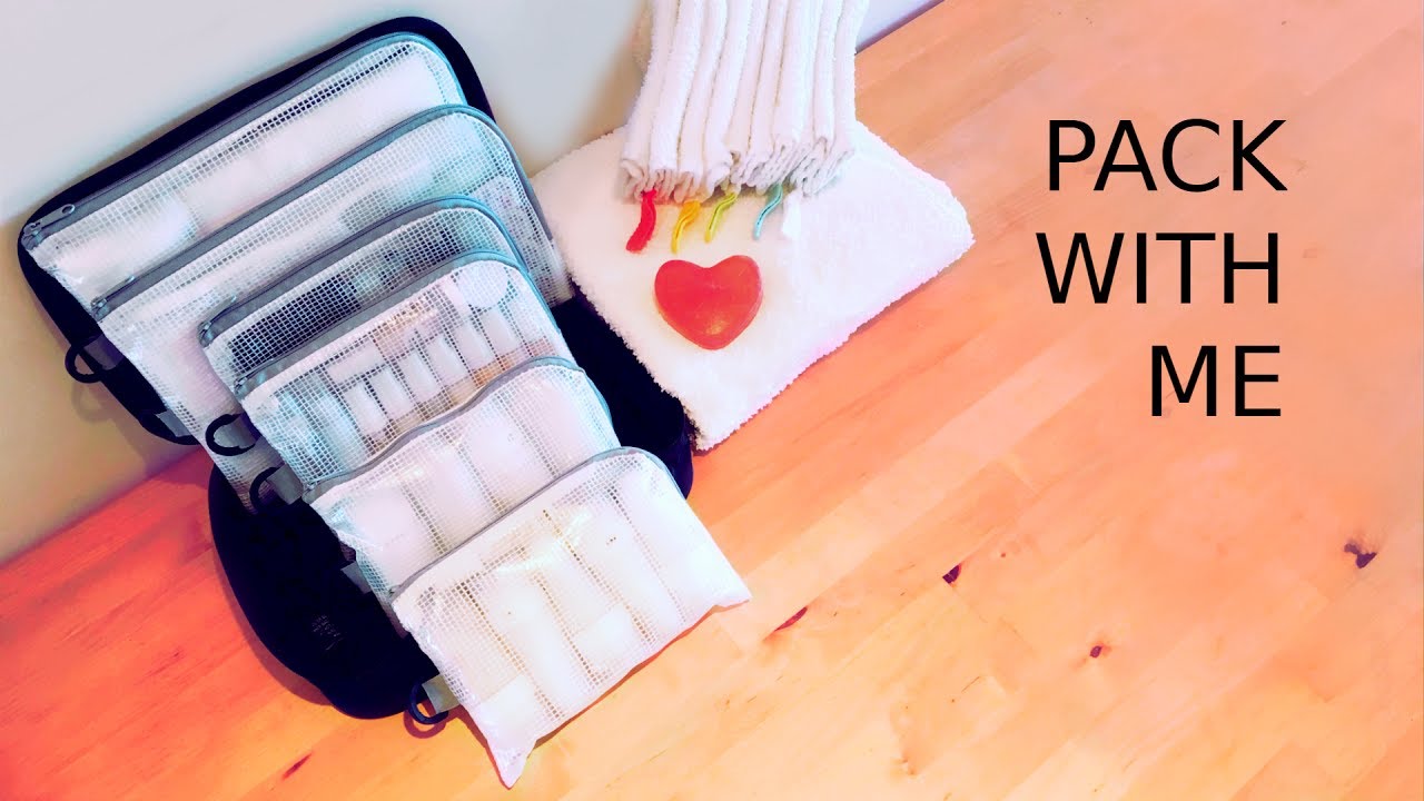 Whats in My Travel Toiletry Bag｜TSA Bag & Daiso Pouches｜Pack Light & Neat｜Nadia L