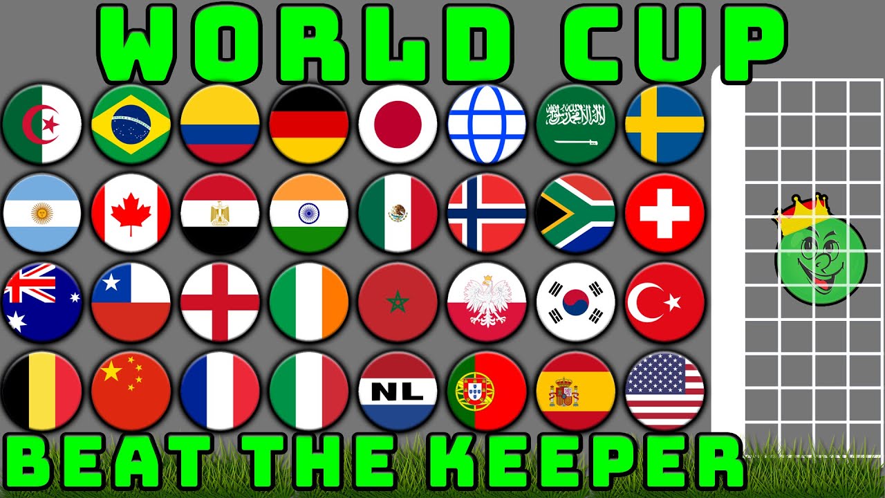 Beat the Keeper World Cup Marble Race Tournament / Marble Race King
