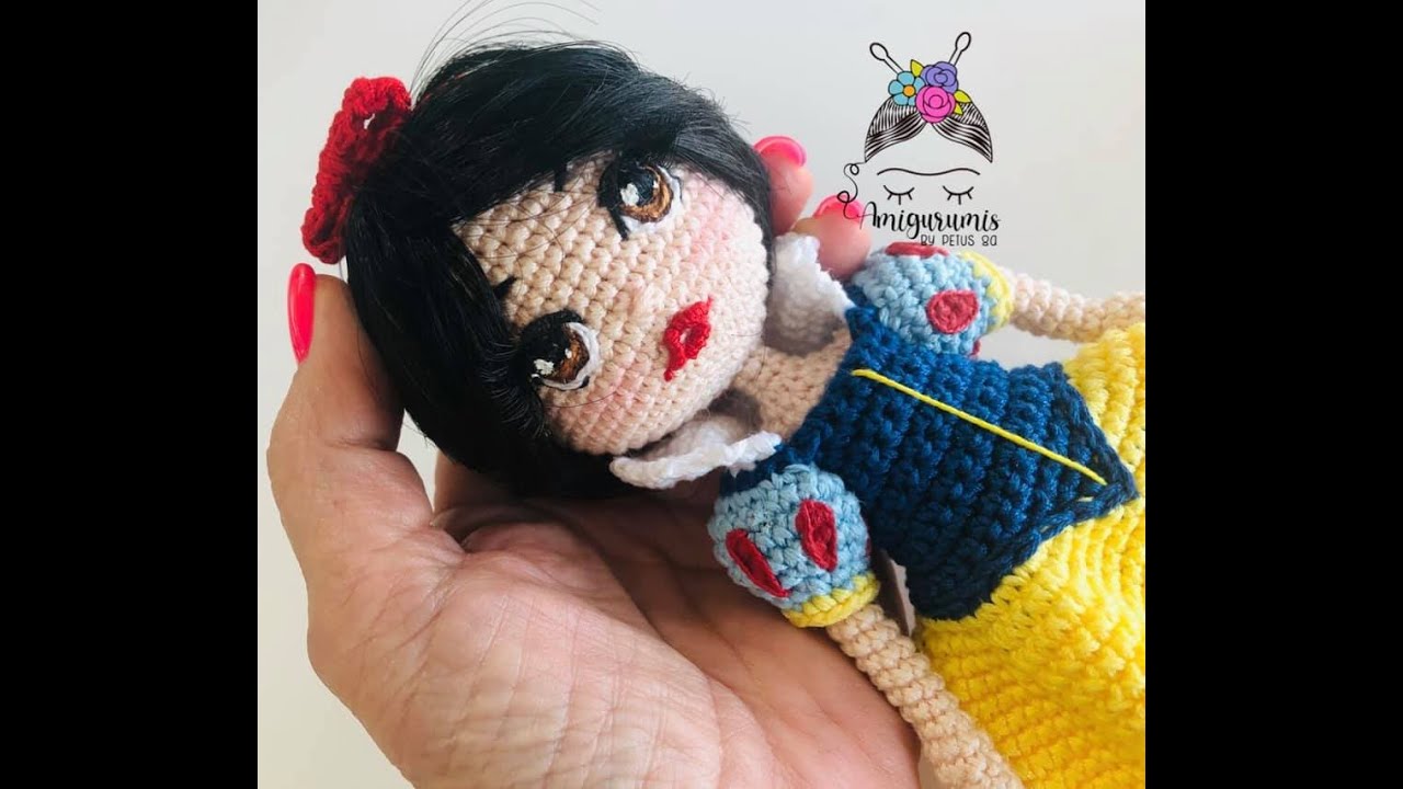 Como bordar la boca de tus muñecas, amigurumis by Petus