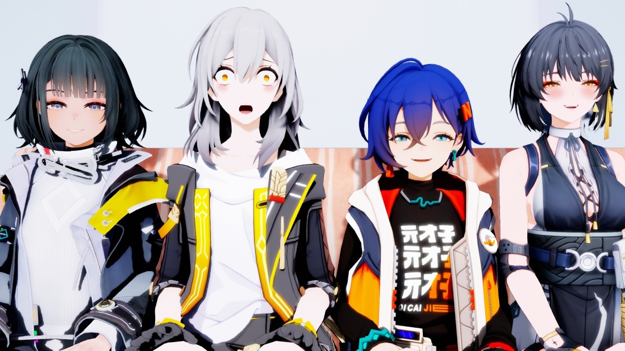 Rover and the Gacha Girls -Wuthering waves MMD