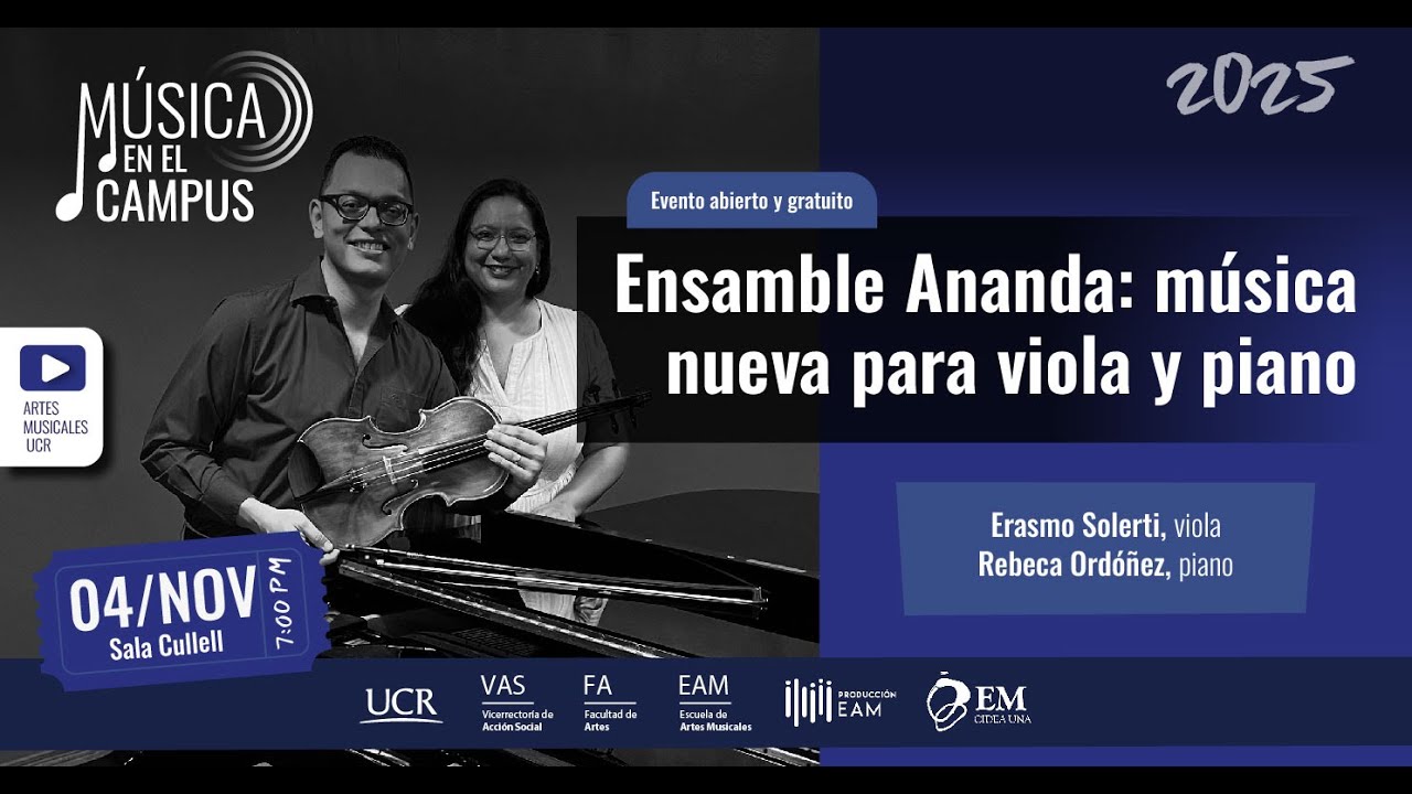 Ensamble Ananda: música nueva para viola y piano (4-11-25)