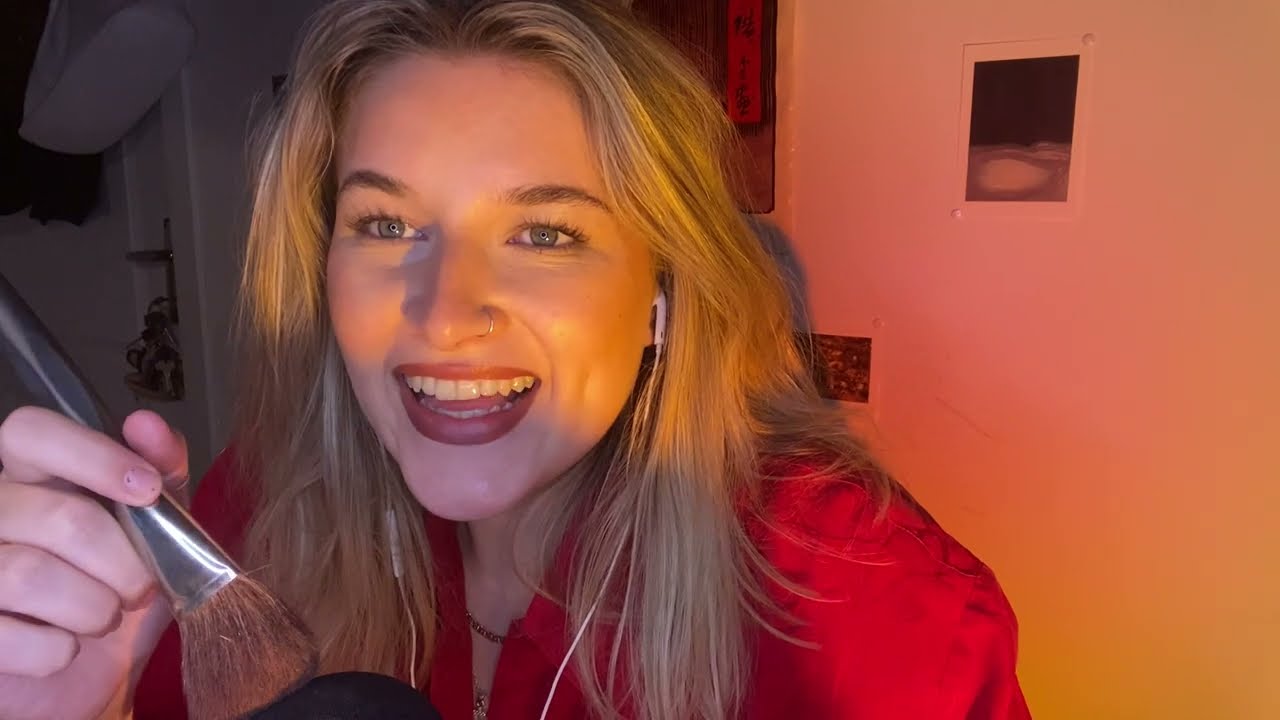 asmr to help you fall asleep (old school triggers: mic brushing, trigger words & close-up whispers)