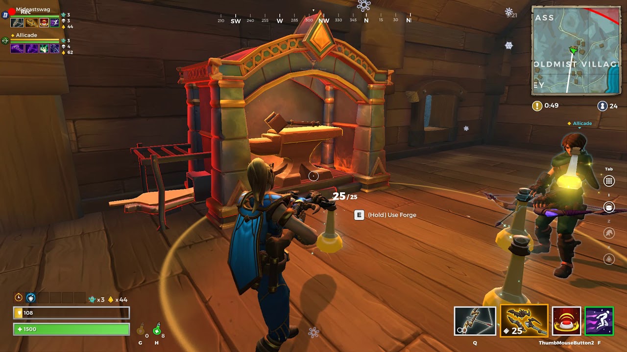 Realm Royale Fire Stone Staff OP