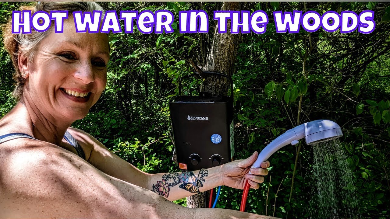 Best Portable Outdoor Tankless Hot Water System for Camping | Camplux