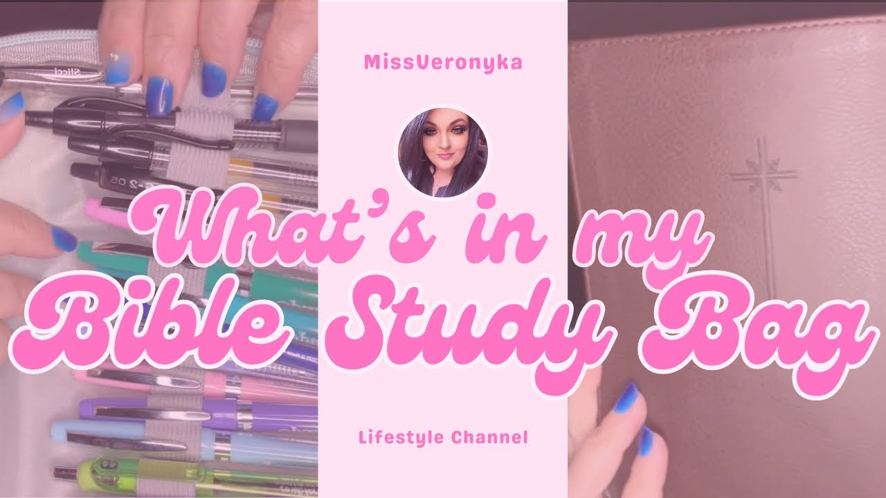 What’s in my Bible Study Bag & BONUS What’s in my Daily Makeup Bag 💕🩵💕