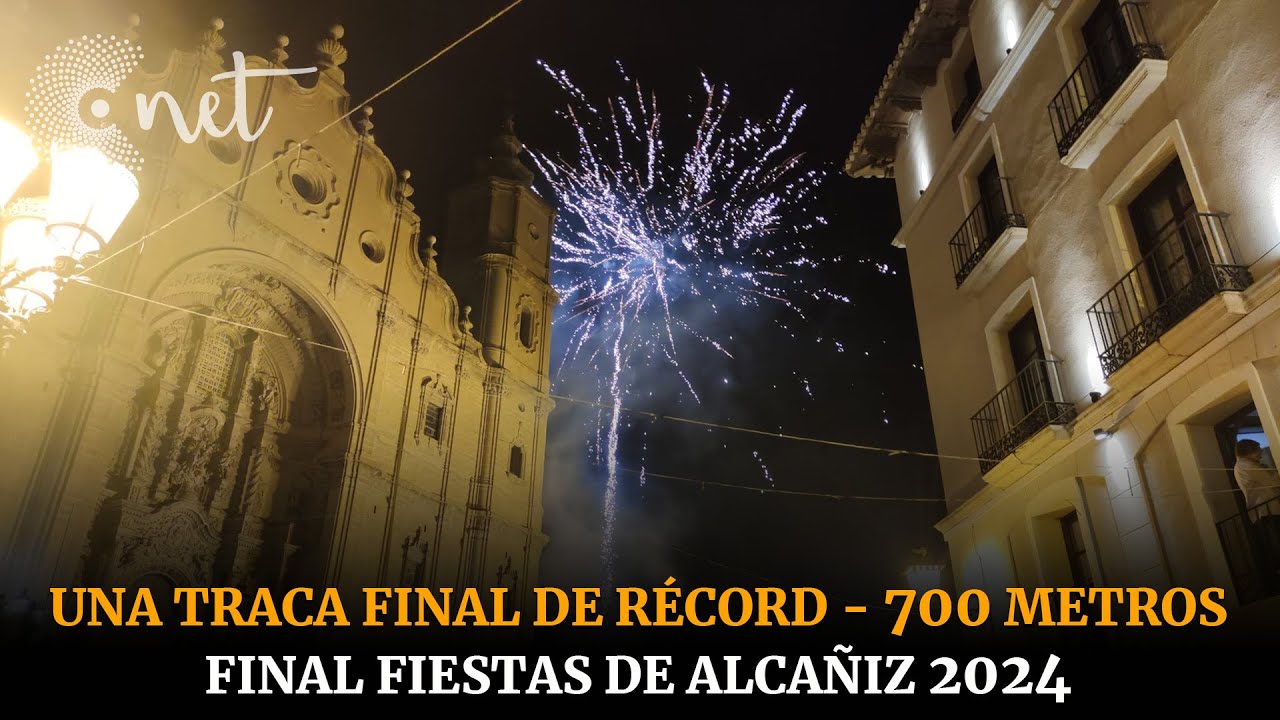 Traca FIN de FIESTAS en ALCAÑIZ 2024