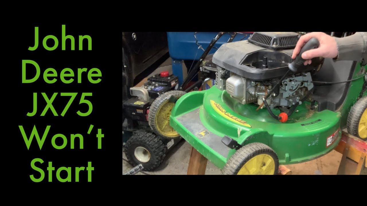 John Deere JX75 lawnmower carb cleaning; Kawasaki motor