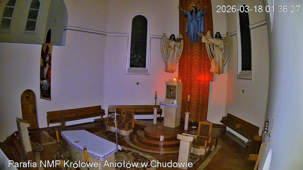 Parafia Chud&oacute;w NMP Kr&oacute;lowej Anioł&oacute;w &ndash; transmisja na żywo