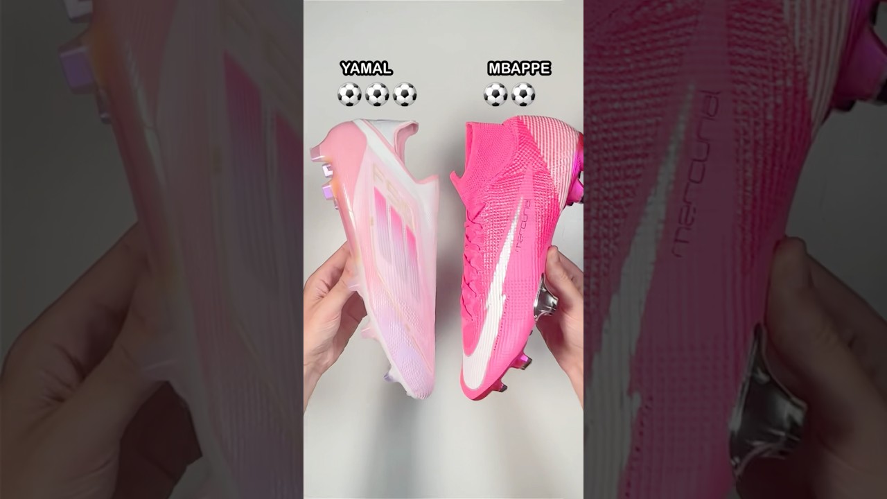 Lamine Yamal or Kylian Mbappe? 🇪🇸🇫🇷 #footballboots #soccercleats #cleats #nike #adidas