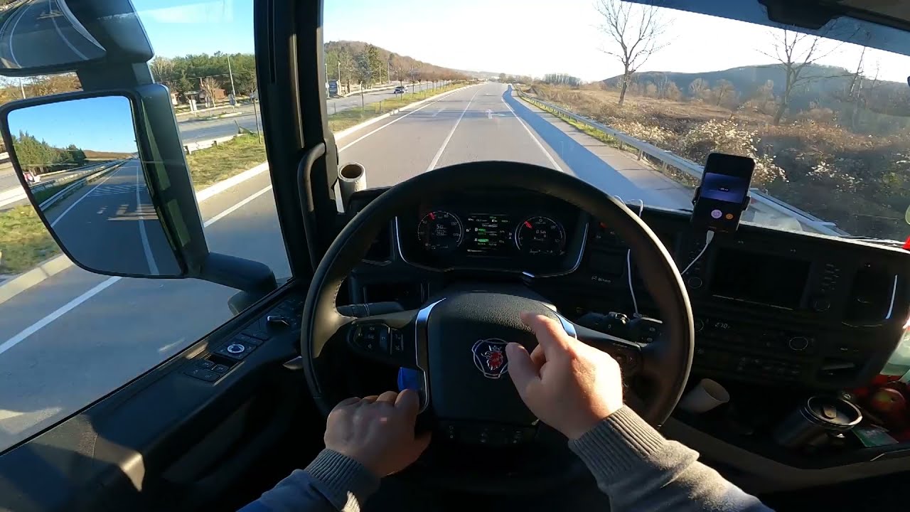 SCANİA 500S NE KADAR YAKIYOR? POV KAMERASINDAN EKRAN GÖRÜNTÜSÜ EŞLİĞİNDE HIZ VE YAKIT GİDERİ