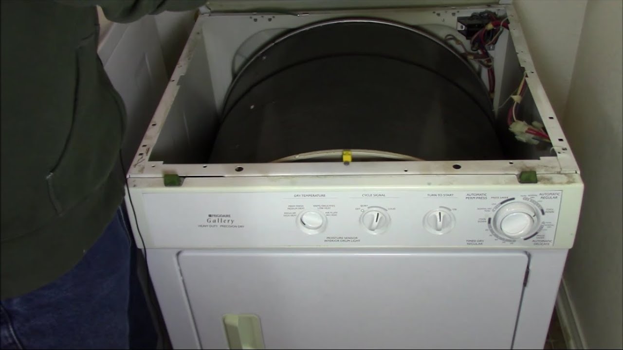 Fixing Squeak/Squeal On A Frigidaire (Kenmore) Gallery Dryer Complete Bearing Replacement