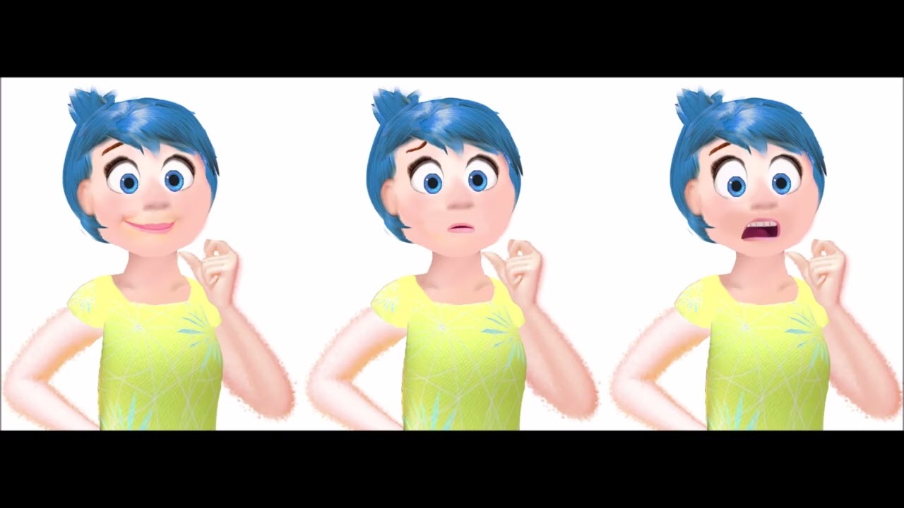 Joy (Inside Out) as a Real World Person (3 Fan-made Pictures)