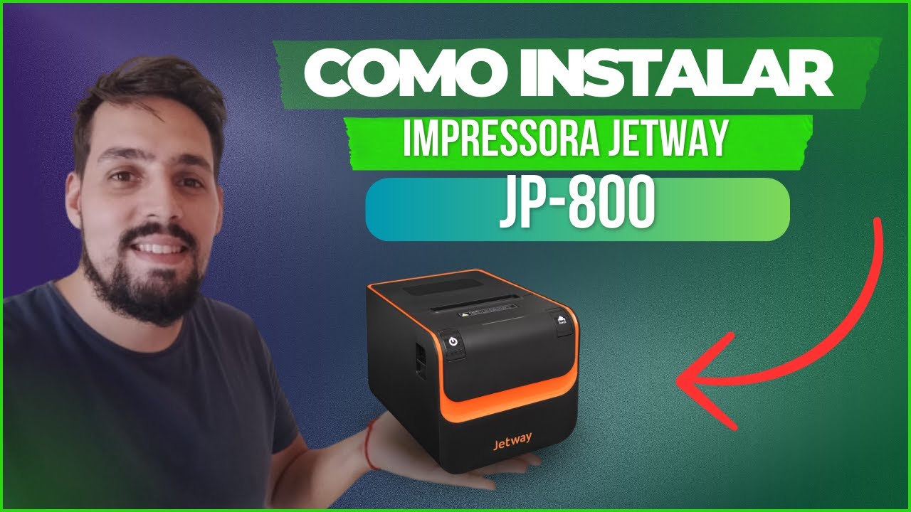 COMO INSTALAR IMPRESSORA JP-800 80MM JETWAY