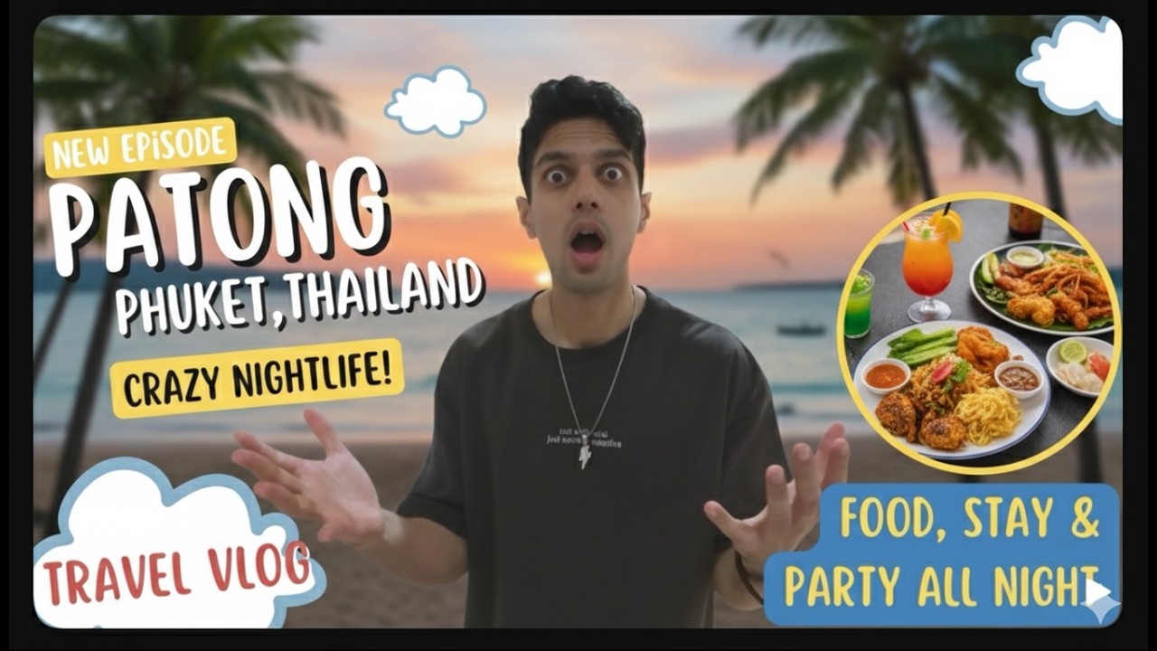 1⭐ Hotel in Patong 😱 → Partied ALL Night at Bangla Road | Thailand Vlog