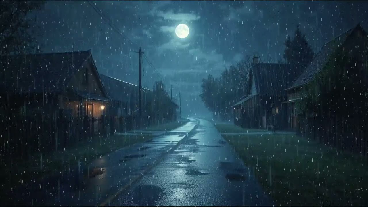 Fall Asleep to Gentle Village Rain 🌧️😴