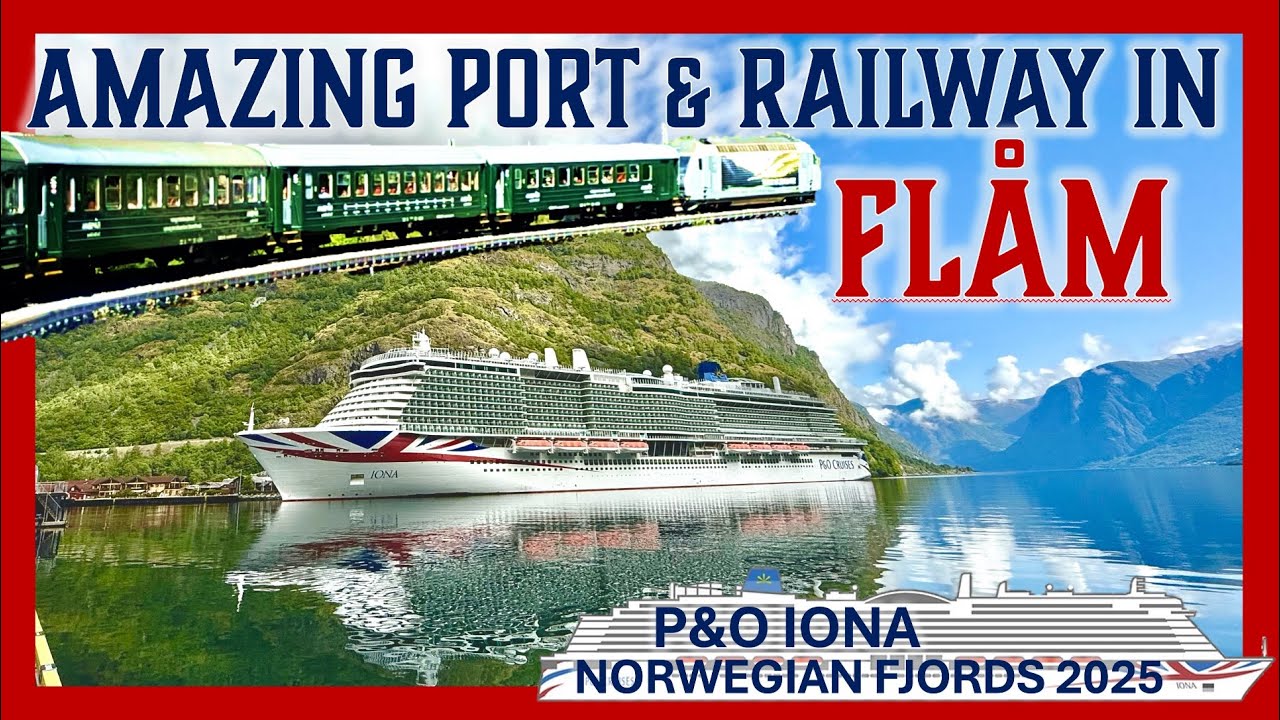 A Magical Day in Flåm & Famous Scenic Flåm Railway | P&O Iona Norwegian Fjords Cruise