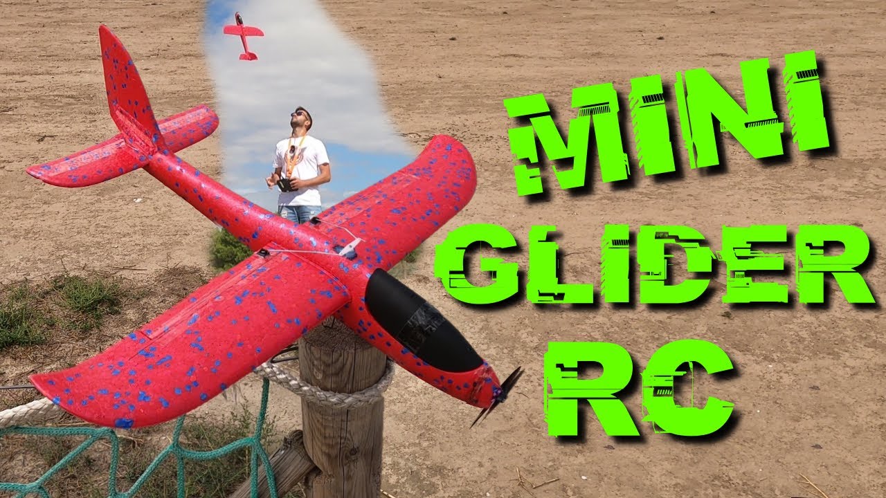 MINI PLANEADOR DE ALIEXPRESS CONVERTIDO A RC (100% DIY)