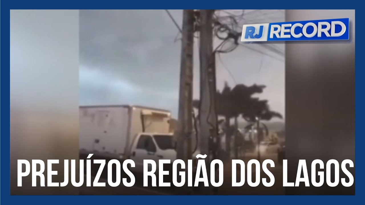 Região dos lagos sofre com tempestades e prejuízos vão além das perdas materiais