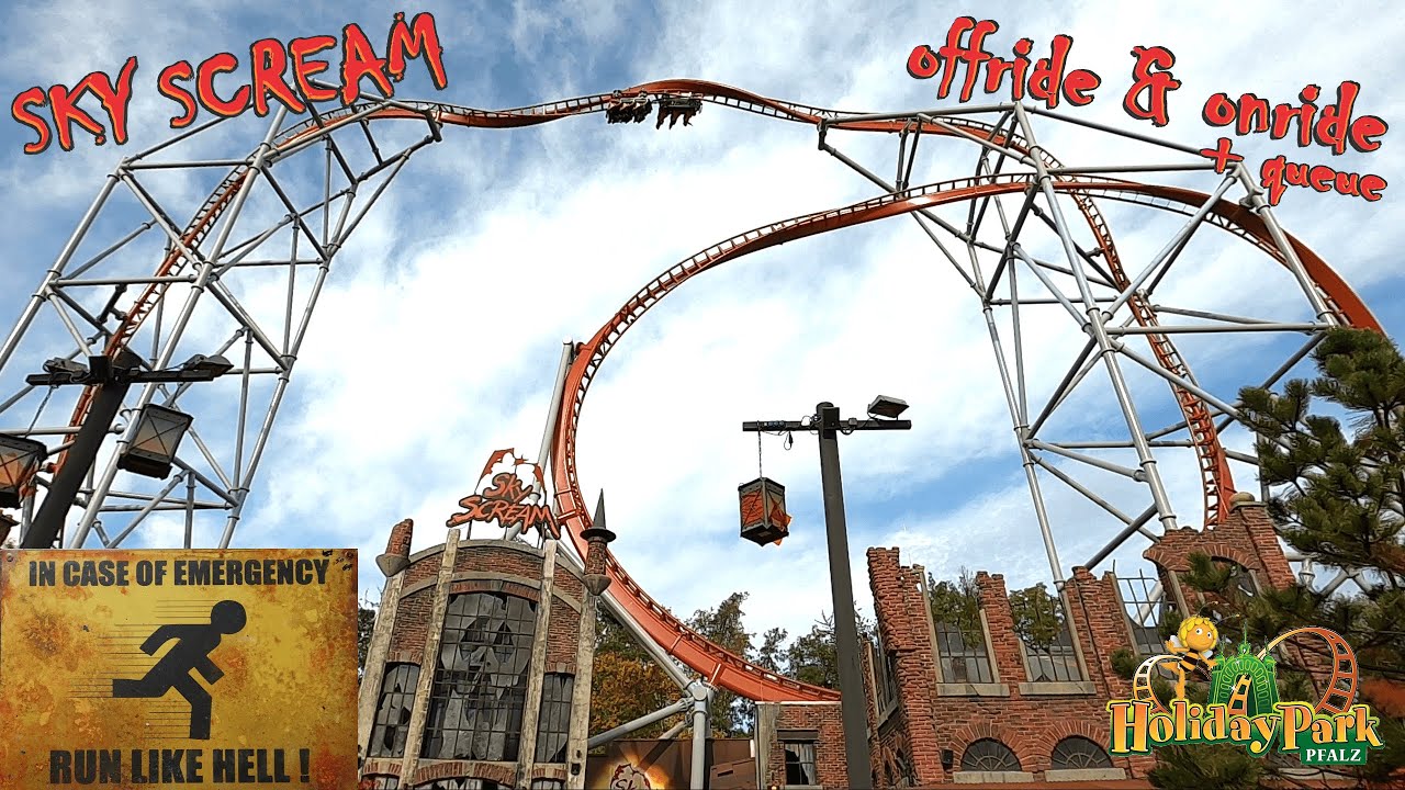 Sky Scream • Holiday Park | Offride & Onride (+ queue)