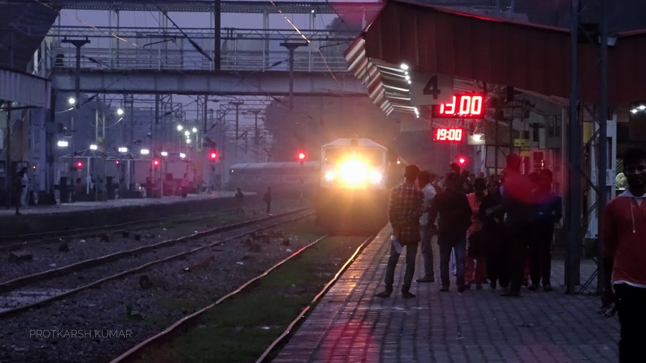 Evening Arrival of Trains at Barabanki Jn