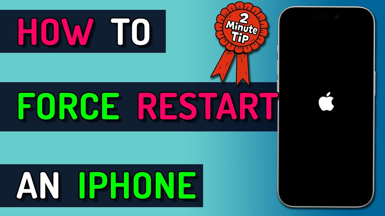 How to Hard Reset or Force Restart an iPhone... TRY THIS!