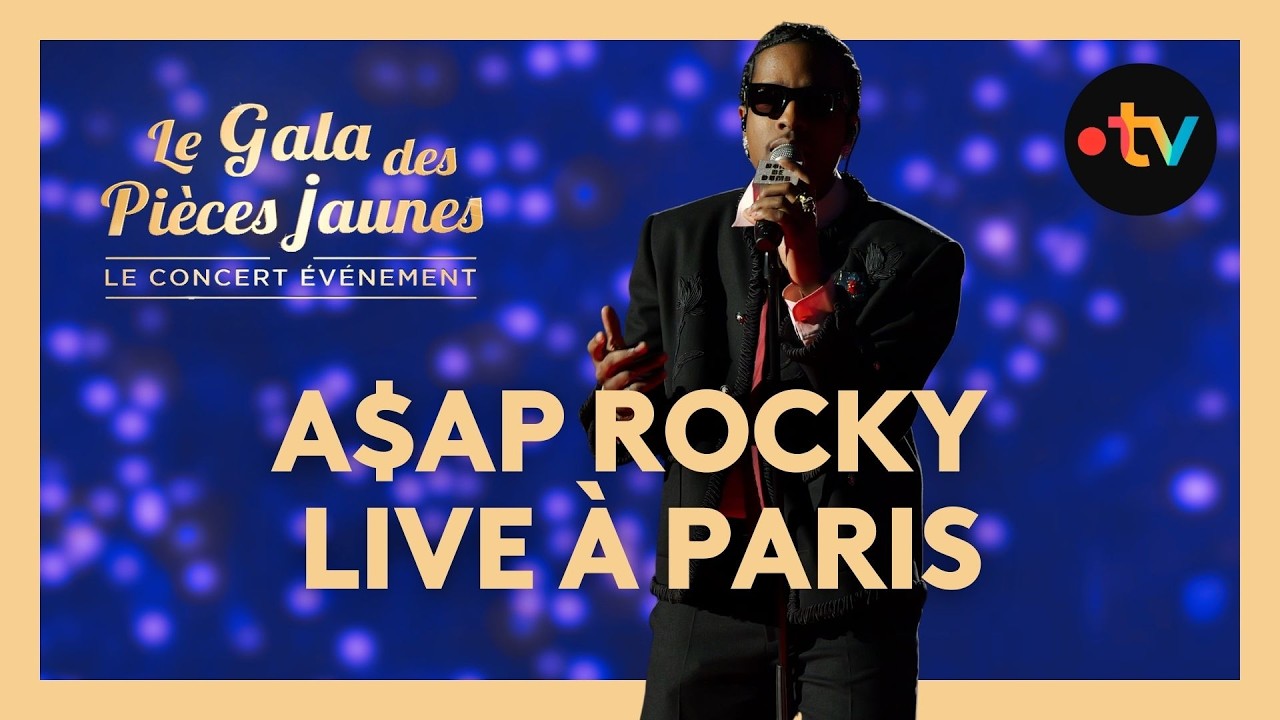 A$AP Rocky - Robbery, I smoked away my brain… live au Gala des Pièces Jaunes 2026