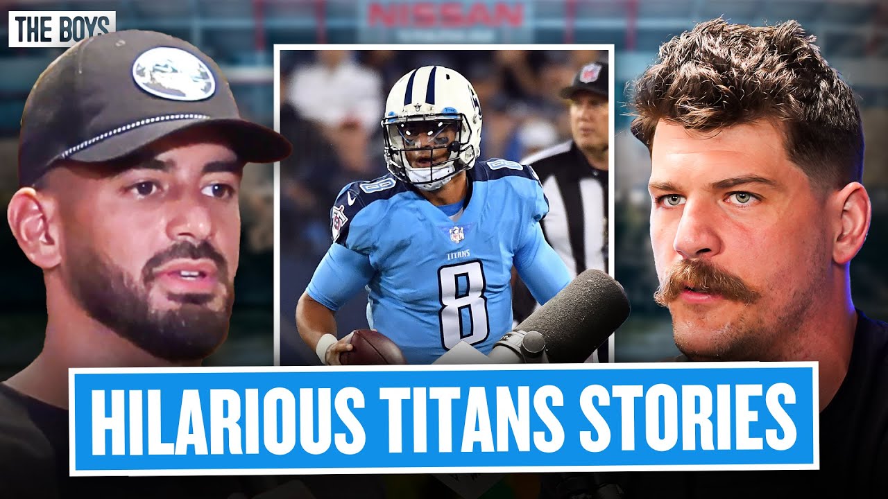 Marcus Mariota & Taylor Lewan Share HILARIOUS Titans Locker Room Stories | Bussin' With The Boys
