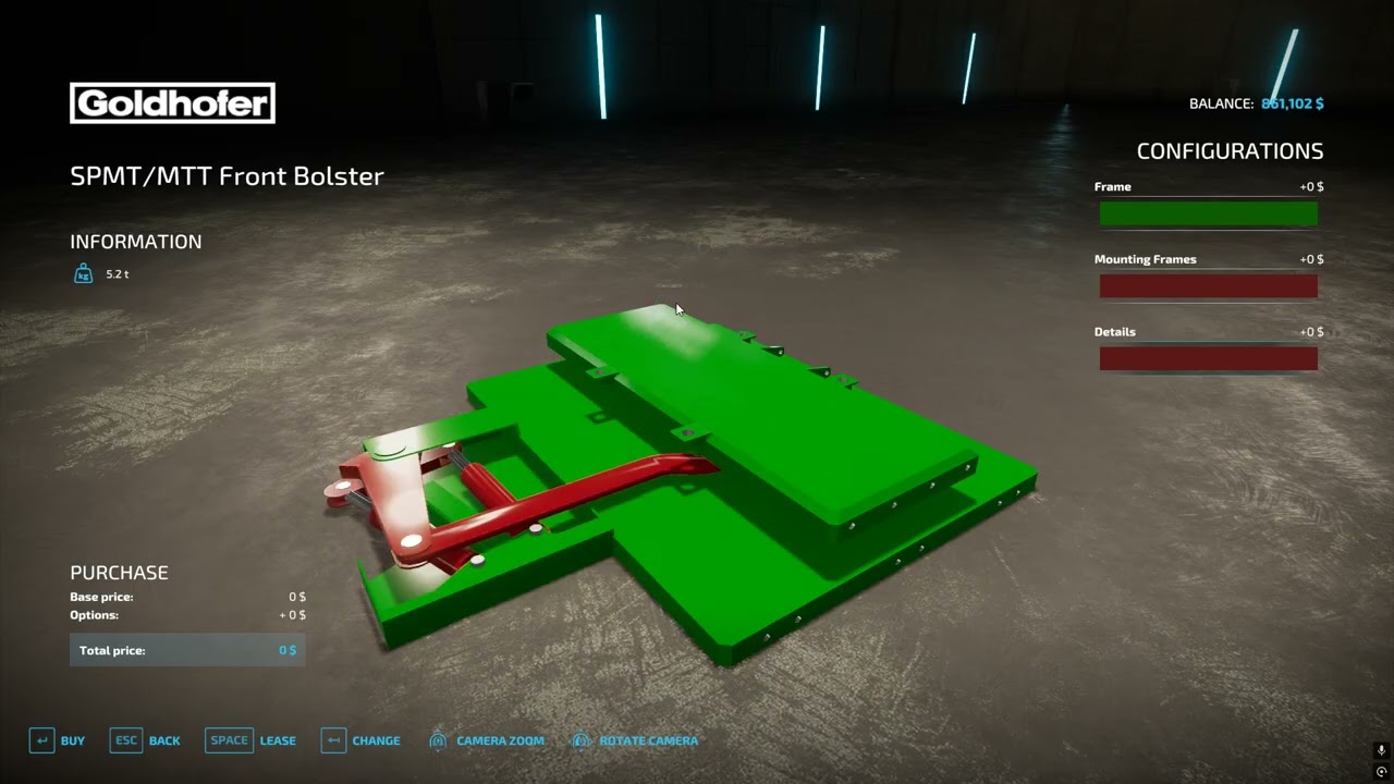FS22 MTT Tutorial Part 17   Special Adapters Controls and Store Options