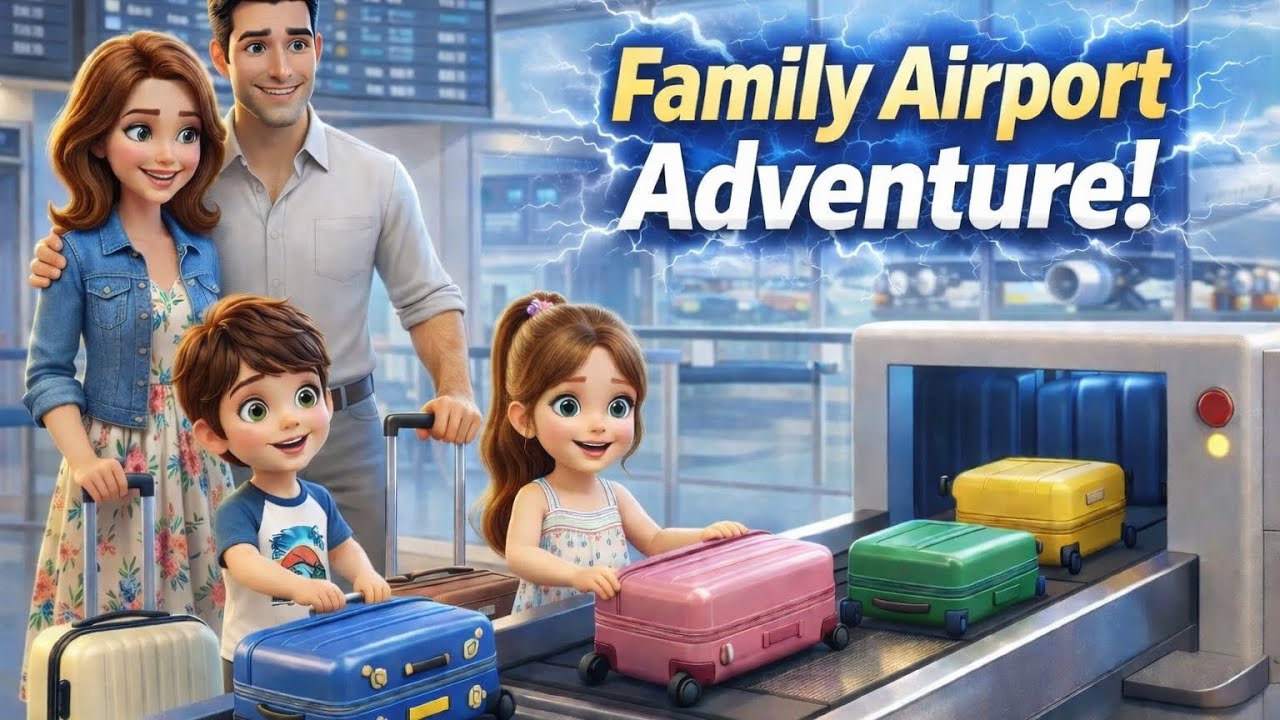 ✈️ Family Airport Adventure! 