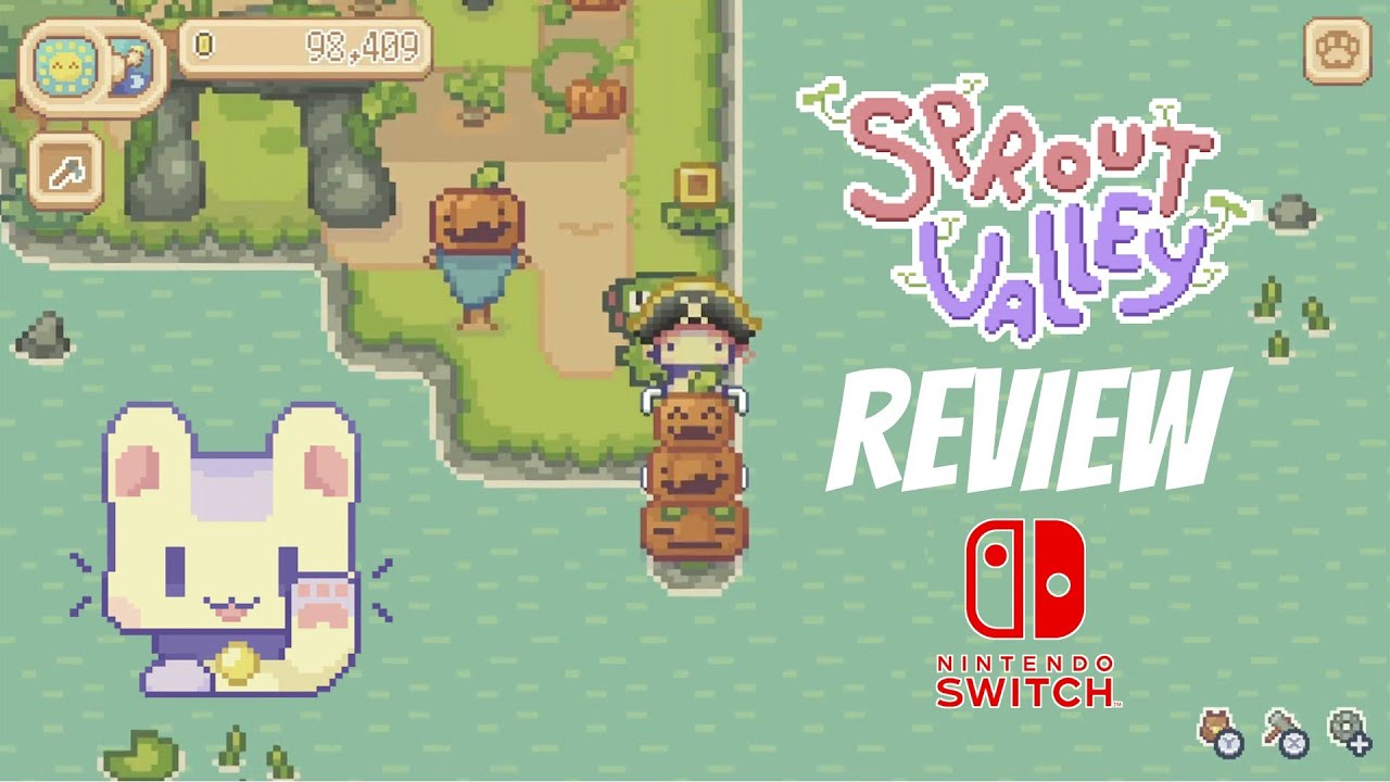 Sprout Valley Nintendo Switch REVIEW - Cozy 🐱 Farming Sim!